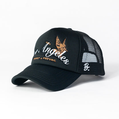 Classic "Los Angeles" Trucker - Black